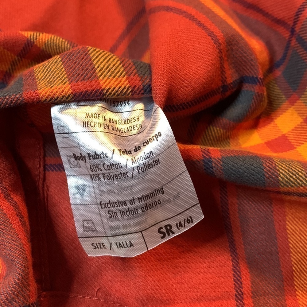 NWT Real Work Plaid Shirt - Picture 5 of 6